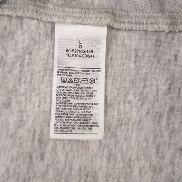 Banana Republic | Double Knit Crew Neck T-Shirt | Light Gray | Size Large - Picture 6 of 10